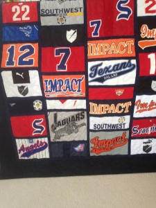 sports team quilt