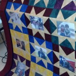 memory photo quilt created and quilted by Maria Denise Hall
