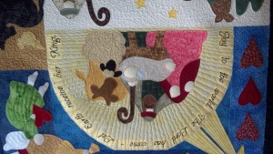 custom quilted nativity scene