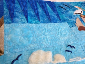 custom quilted sea life