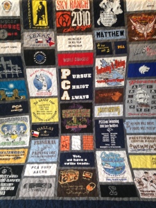 Full size t shirt quilt